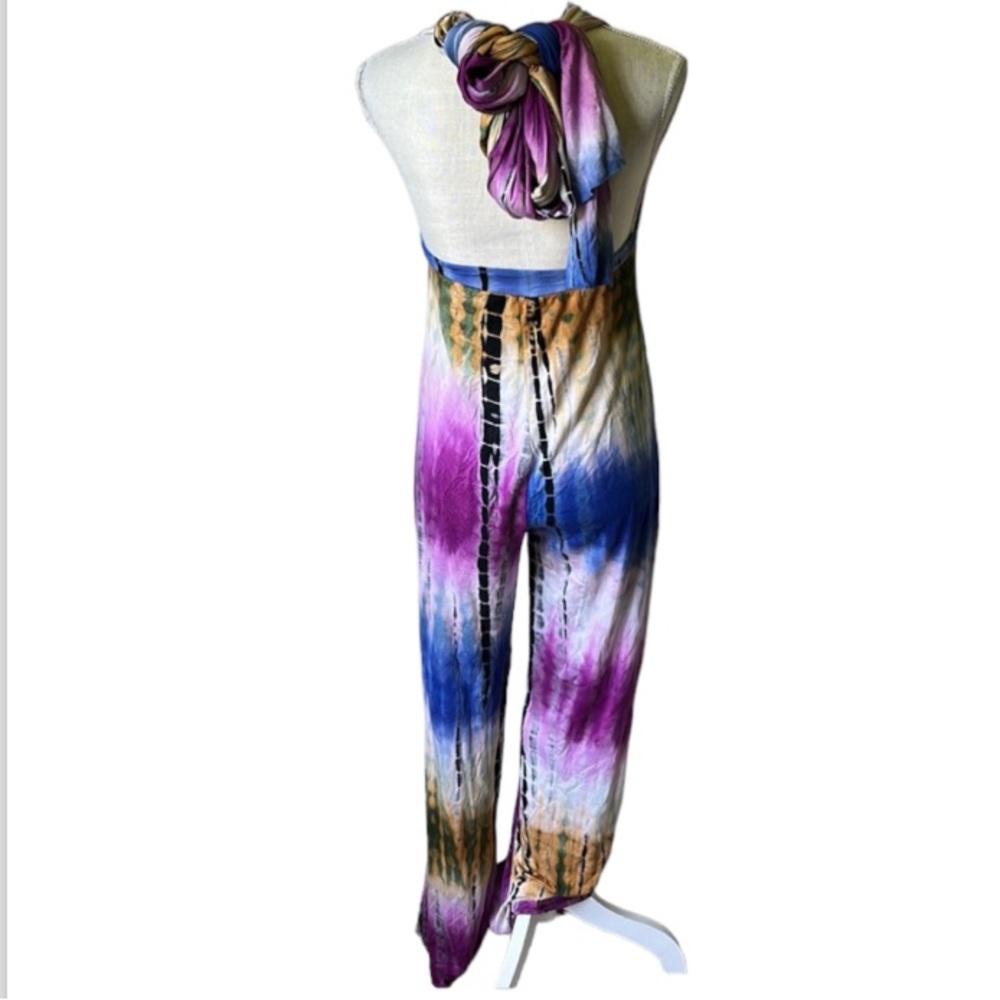 PINKLICIOUS Tie Dye Halter Jumper Size Large - Picture 5 of 11